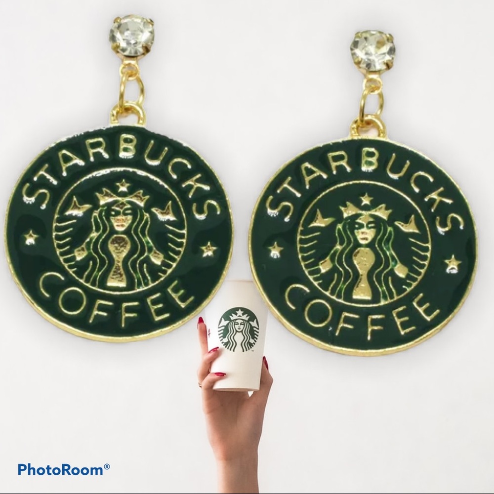 🌸 3/$30 🌸 Betsey Johnson Style - Starbucks Coffee Earrings